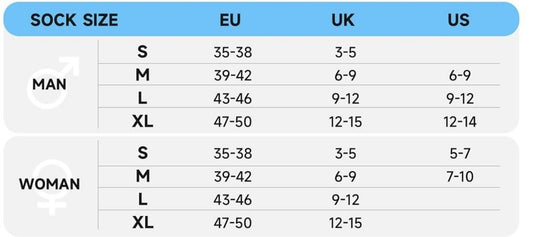 Ontdek onze sokkenmaattabel met EU-, UK- en US-maten voor heren en dames, van klein tot extra groot. "Perfecte pasvorm en geweven comfort – De ideale sneakersokken voor iedereen" bieden een vervangende pasvorm met geweven mesh voor ultiem comfort.