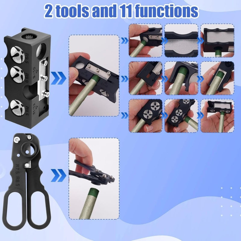 Chargez l'image dans la visionneuse de la galerie, Snooker keu reparatieset 10-delig - happygetfit.com

