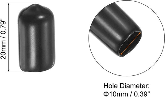 Snooker keu tip beschermhoes rubber (15 stuks) - Biljart keudop bescherming - Biljart accessoires keu protector - happygetfit.com