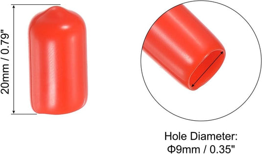 Snooker keu tip beschermhoes rubber (15 stuks) - Biljart keudop bescherming - Biljart accessoires keu protector - happygetfit.com