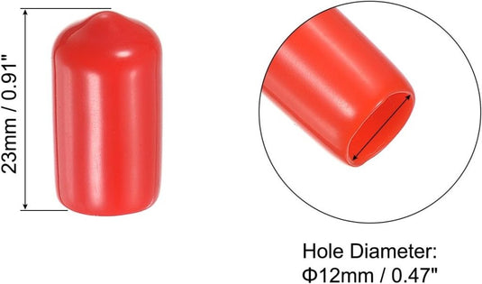 Snooker keu tip beschermhoes rubber (15 stuks) - Biljart keudop bescherming - Biljart accessoires keu protector - happygetfit.com