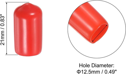 Snooker keu tip beschermhoes rubber (15 stuks) - Biljart keudop bescherming - Biljart accessoires keu protector - happygetfit.com