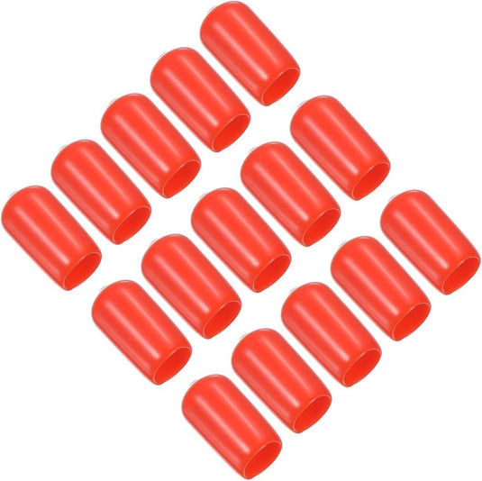 Snooker keu tip beschermhoes rubber (15 stuks) - Biljart keudop bescherming - Biljart accessoires keu protector - happygetfit.com