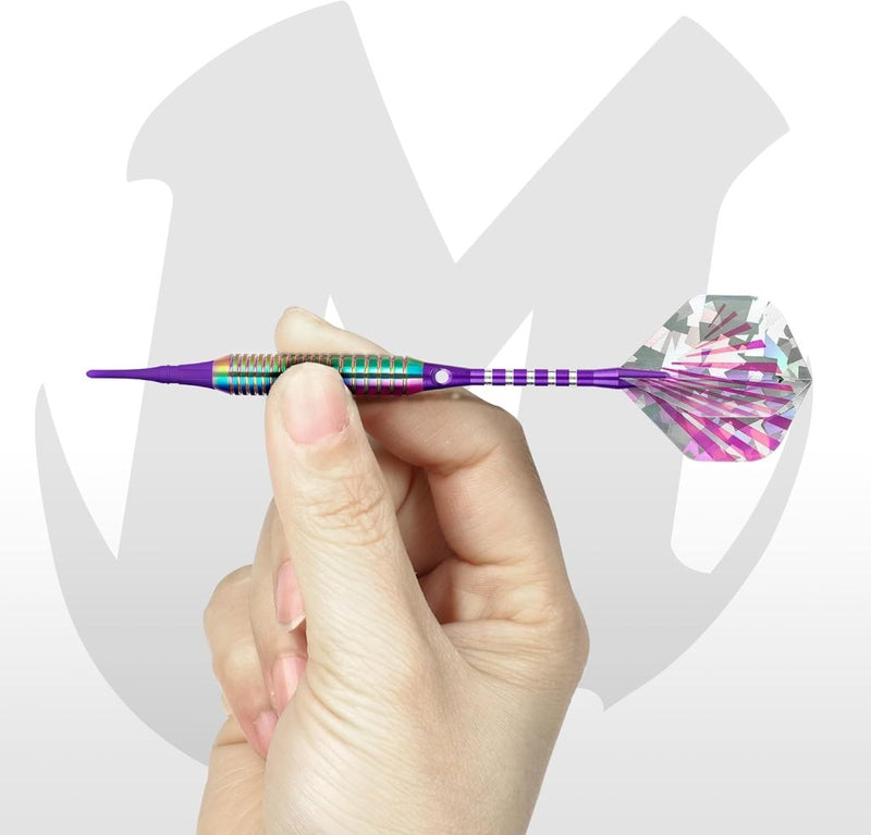 Bild im Galerie-Viewer laden, Softtip dartpijlen 3 stuks 18 gram met aluminium shafts en reserveflights – elektronische darts – dartaccessoires - happygetfit.com
