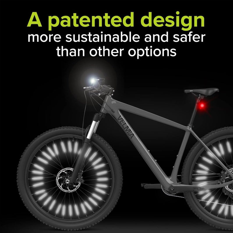 Laad afbeelding in Galerijviewer, Spaakreflectoren set voor fiets met 360° zichtbaarheid en kliksysteem – fietsreflectoren – spaakreflectoren - happygetfit.com
