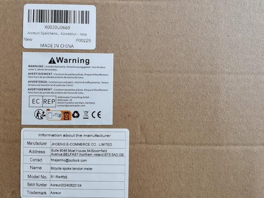 spaakspanningmeter, fietsspaken tensiemeter kalibratiegereedschap fietsreparatiegereedschap met 2 spaaksleutels precies voor fietsbandspaken fabricage of correctie (Rood) - happygetfit.com