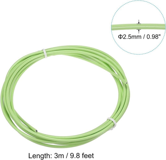 Speed jump rope vervangingskabel 3 meter x 2,5 mm lichtgroen – springtouw kabel – fitness accessoires - happygetfit.com