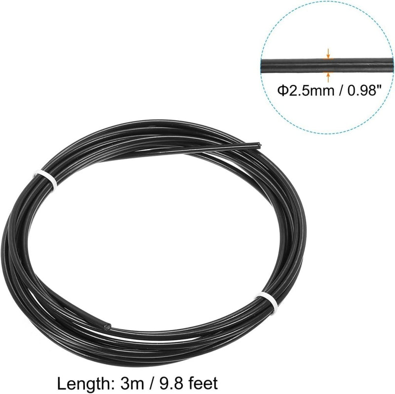 Laad afbeelding in Galerijviewer, Speed jump rope vervangingskabel 3 meter x 2,5 mm rood – springtouw kabel – fitness accessoires - happygetfit.com
