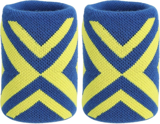 Sport polszweetbanden 2 stuks voor dames en heren – absorberende polsbandjes – fitness accessoires - happygetfit.com