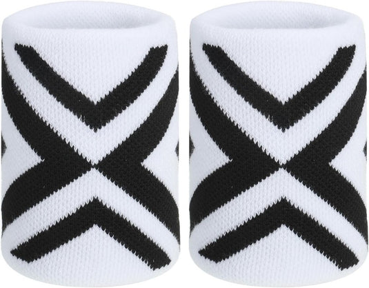 Sport polszweetbanden 2 stuks voor dames en heren – absorberende polsbandjes – fitness accessoires - happygetfit.com