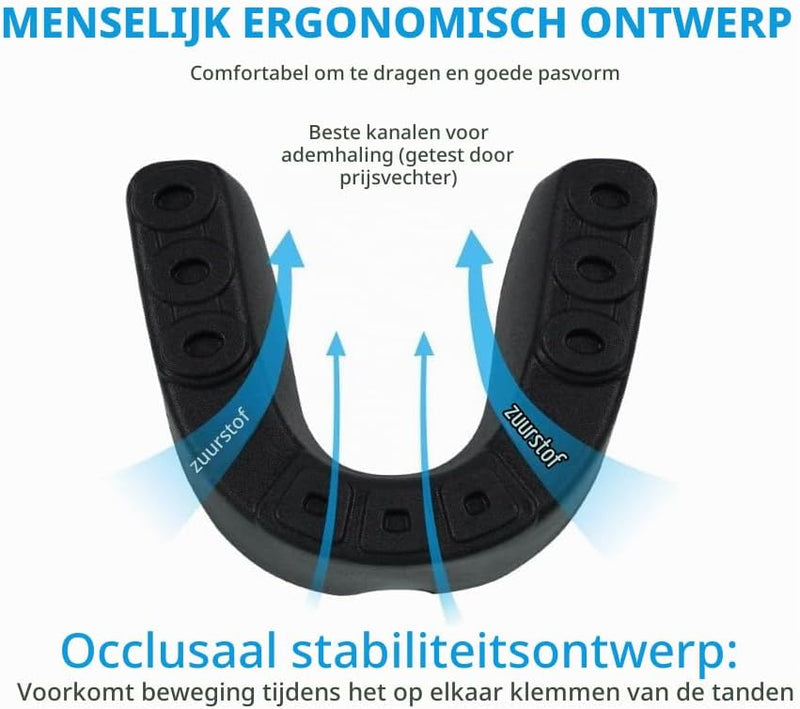 Laad afbeelding in Galerijviewer, Sportgebitsbeschermers voor kinderen en jongeren 2 stuks van schokabsorberend EVA voor boksen rugby en MMA – tandbescherming – vechtsportbitjes - happygetfit.com

