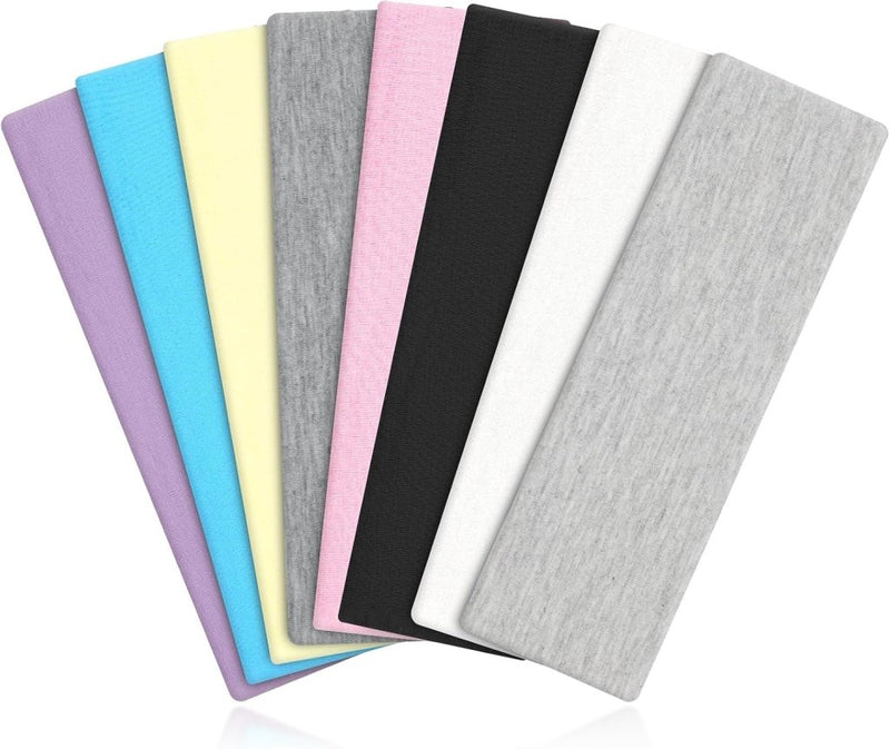 Bild im Galerie-Viewer laden, Sporthoofdbanden 8 stuks van elastisch polyester met antislip pasvorm voor hardlopen yoga en fitness – zweetabsorberende haarbanden – sportbandana - happygetfit.com
