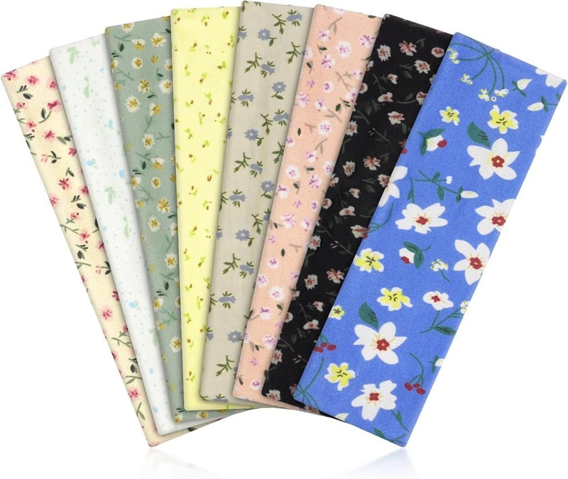 Bild im Galerie-Viewer laden, Sporthoofdbanden 8 stuks van elastisch polyester met antislip pasvorm voor hardlopen yoga en fitness – zweetabsorberende haarbanden – sportbandana - happygetfit.com
