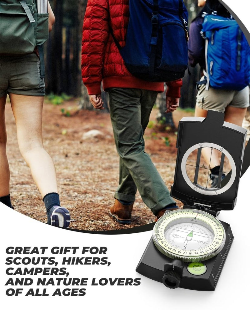 Laad afbeelding in Galerijviewer, Sportneer Kompas Wandelen Kompas Navigatie, Waterdicht Schokbestendig Militair Kompas Voor Wandelen Klimmen Fietsen Verkennen Geologie Outdoor Activiteiten - happygetfit.com
