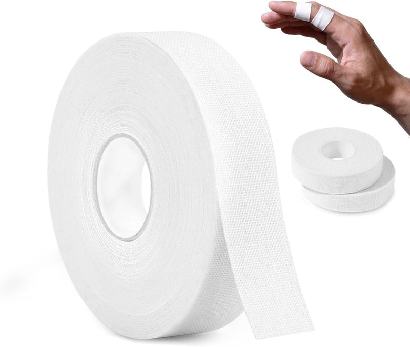 Charger l’image dans la visionneuse de galerie, Sporttape 3 rollen 1,5 cm x 10 meter van ademend katoen voor vingers en gewrichten – kinesiotape – vingerbescherming - happygetfit.com
