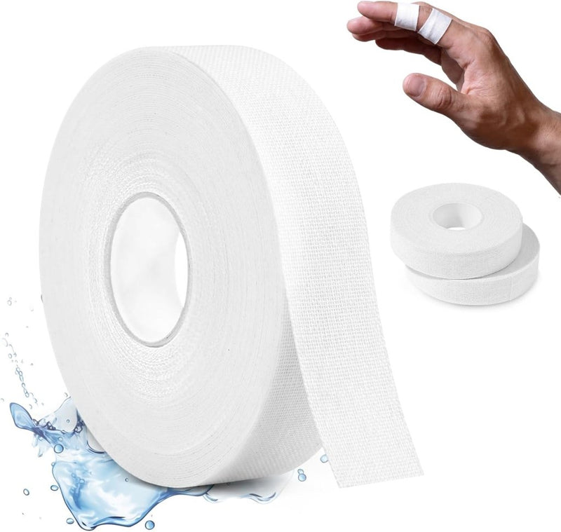 Charger l’image dans la visionneuse de galerie, Sporttape 3 rollen 1,5 cm x 10 meter van ademend katoen voor vingers en gewrichten – kinesiotape – vingerbescherming - happygetfit.com
