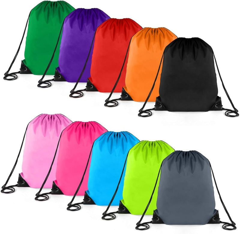 Laad afbeelding in Galerijviewer, Sporttas met trekkoord 33 x 42 cm van lichtgewicht polyester met verstelbare schouderkoorden – gymtas – zwemtas - happygetfit.com
