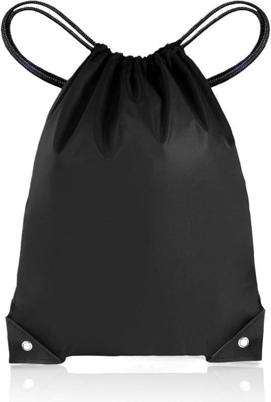 Sporttas met trekkoord 33 x 42 cm van lichtgewicht polyester met verstelbare schouderkoorden – gymtas – zwemtas - happygetfit.com