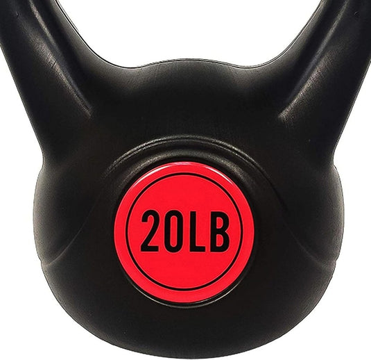 Sporzon! Kettlebell met brede grip, fitnessgewicht, set van 4, inclusief 2,3 kg, 4,5 kg, 6,8 kg, 9,1 kg, meerkleurig - happygetfit.com