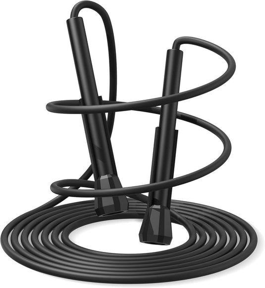 Springtouwen 4 stuks verstelbaar tot 280 cm met antislip handgrepen voor fitness en conditietraining – speedrope – touwspringen - happygetfit.com
