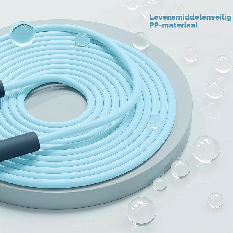 Bild im Galerie-Viewer laden, Springtouwen 4 stuks verstelbaar tot 280 cm met antislip handgrepen voor fitness en conditietraining – speedrope – touwspringen - happygetfit.com
