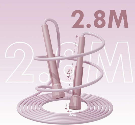 Springtouwen 4 stuks verstelbaar tot 280 cm met antislip handgrepen voor fitness en conditietraining – speedrope – touwspringen - happygetfit.com