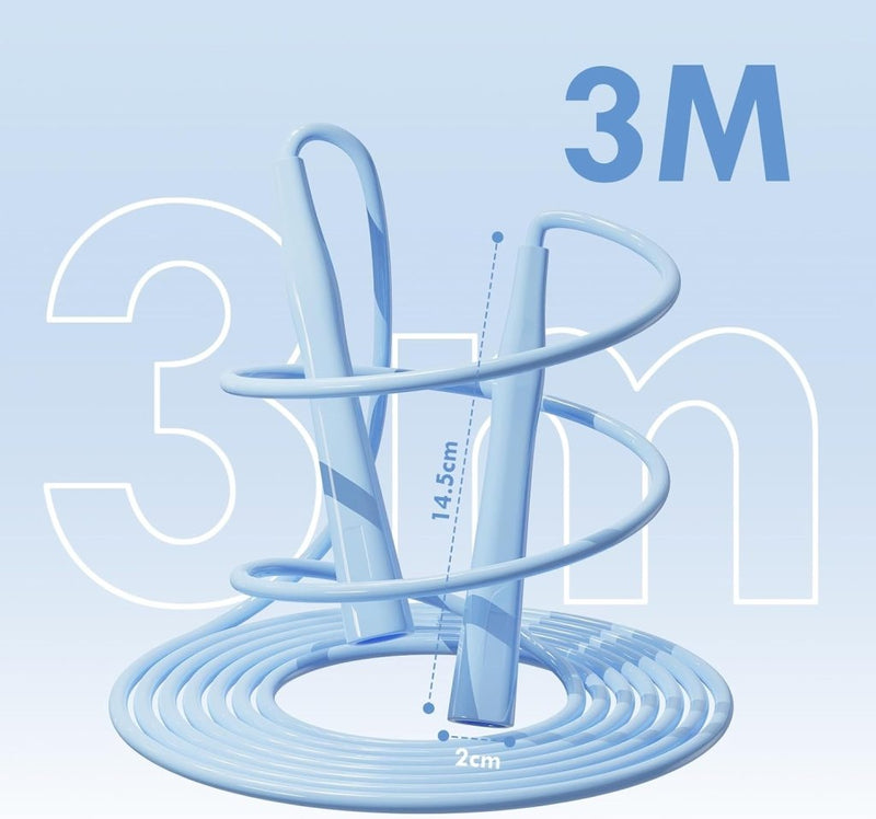 Bild im Galerie-Viewer laden, Springtouwen 4 stuks verstelbaar tot 280 cm met antislip handgrepen voor fitness en conditietraining – speedrope – touwspringen - happygetfit.com

