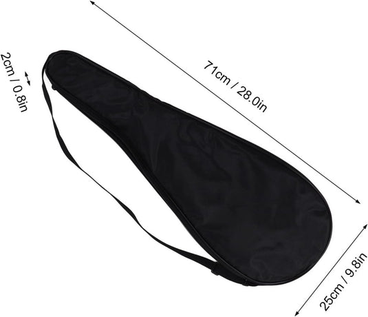 Squash rackethoes gewatteerd met schouderriem - happygetfit.com