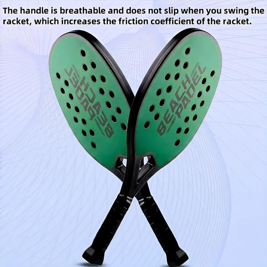 Strandracket set met 2 rackets en zachte bal - happygetfit.com