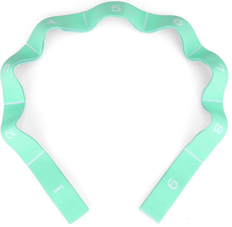 Laad afbeelding in Galerijviewer, Stretchband met 9 lussen voor yoga en fitness - happygetfit.com
