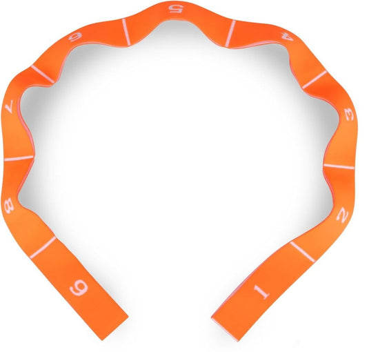 Stretchband met 9 lussen voor yoga en fitness - happygetfit.com