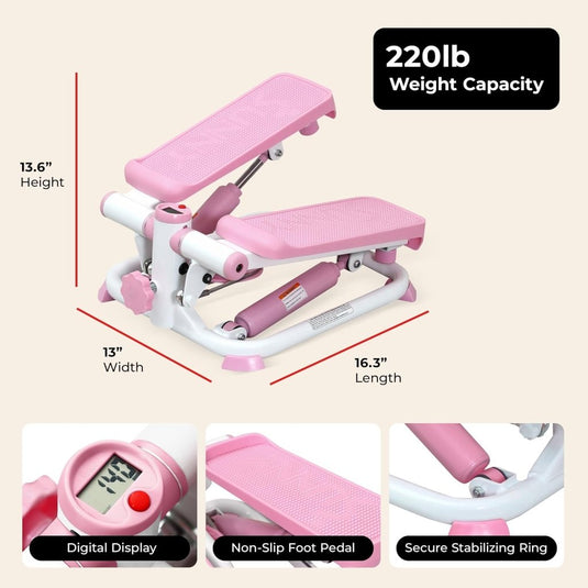 Sunny Health & Fitness 36 cm chromen halterstangset, verstelbare halterstangen met stervergrendeling, geschikt voor 25 mm standaardplaten - STDBH-14 - happygetfit.com
