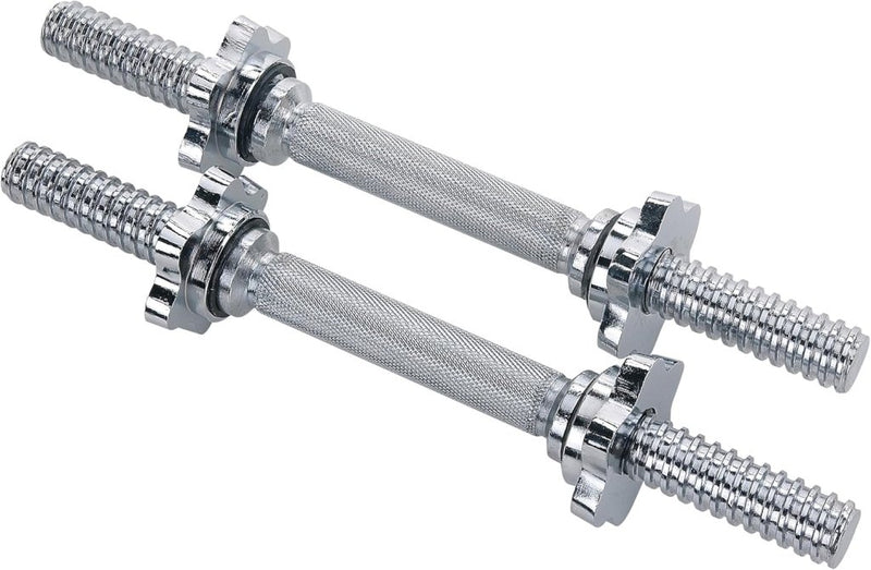 Load image into Gallery viewer, Sunny Health &amp; Fitness 36 cm chromen halterstangset, verstelbare halterstangen met stervergrendeling, geschikt voor 25 mm standaardplaten - STDBH-14 - happygetfit.com
