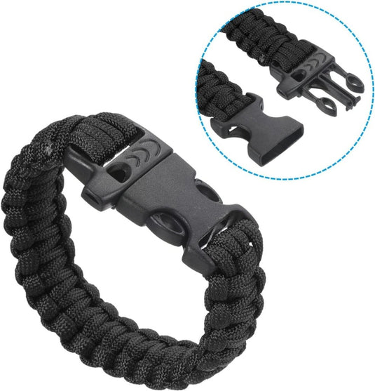 Survival paracord armband 25 cm gevlochten met gesp – outdoor armband – camping accessoires - happygetfit.com