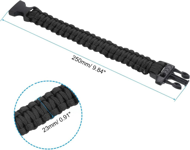 Carica immagine in Galleria Viewer, Survival paracord armband 25 cm gevlochten met gesp – outdoor armband – camping accessoires - happygetfit.com
