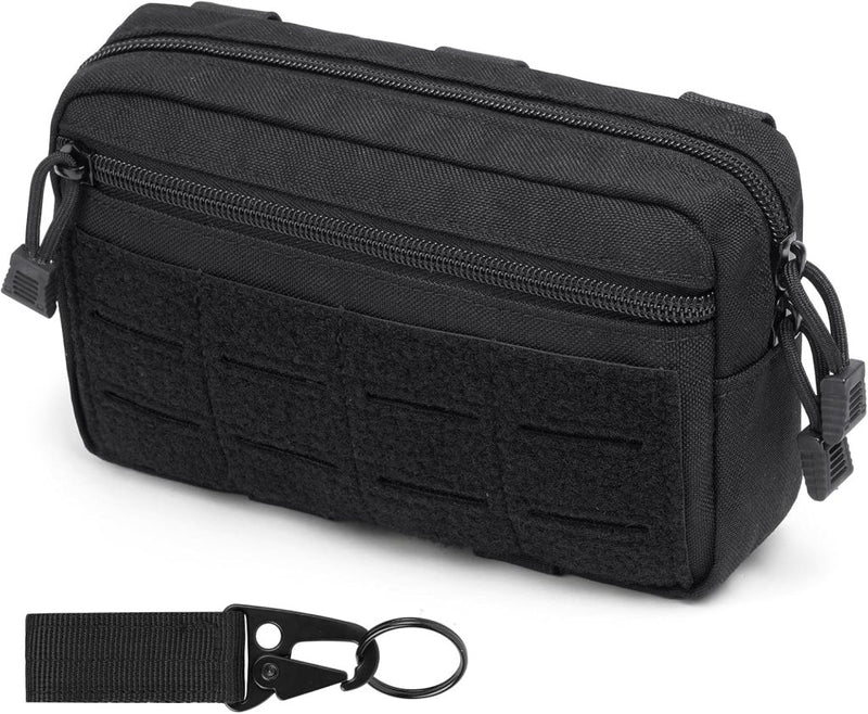 Laad afbeelding in Galerijviewer, Tactische MOLLE opbergtas 20 x 12 x 5 cm van slijtvast 600D Oxford met meerdere vakken en riembevestiging – uitrustingstas – outdooraccessoires - happygetfit.com
