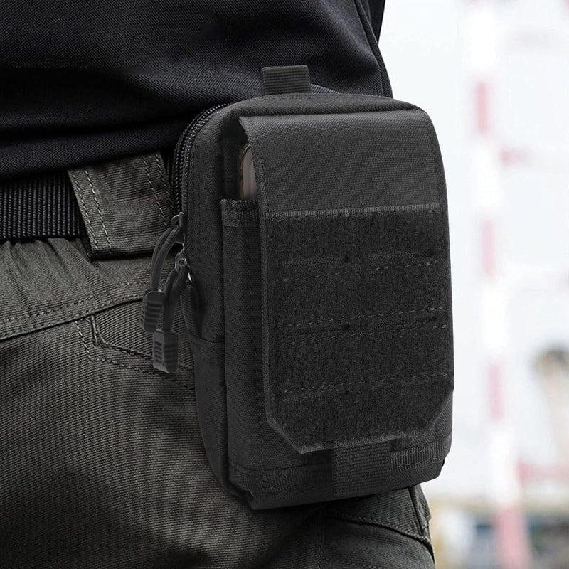 Laad afbeelding in Galerijviewer, Tactische MOLLE opbergtas 20 x 12 x 5 cm van slijtvast 600D Oxford met meerdere vakken en riembevestiging – uitrustingstas – outdooraccessoires - happygetfit.com
