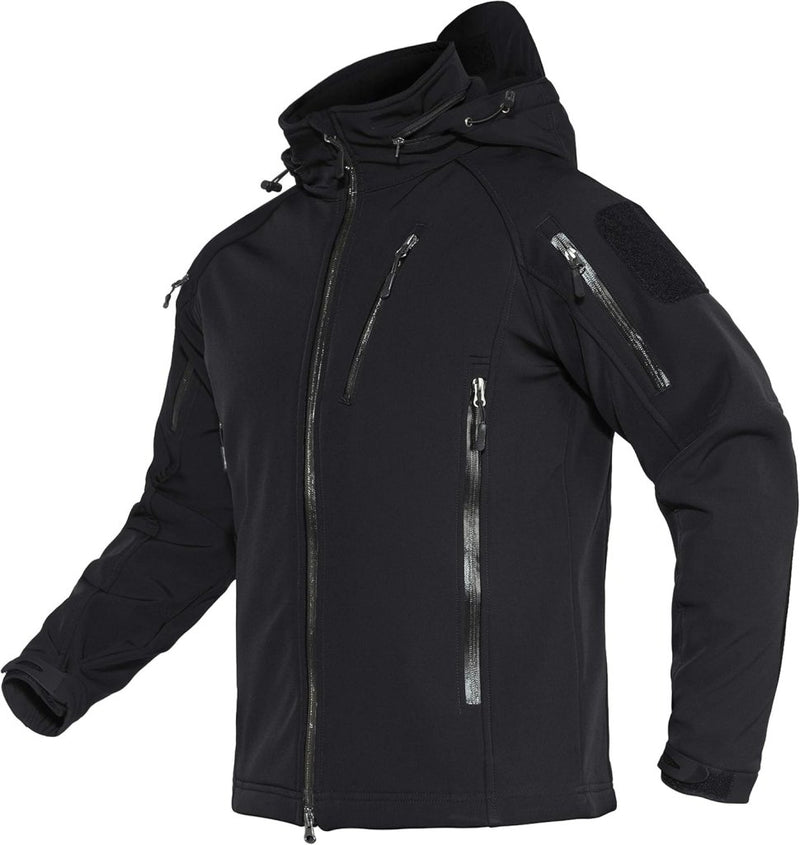 Load image into Gallery viewer, TACVASEN Softshell Herenjack Waterafstotend Militair Jack Warm Outdoorjack met Meerdere Ritszakken - happygetfit.com
