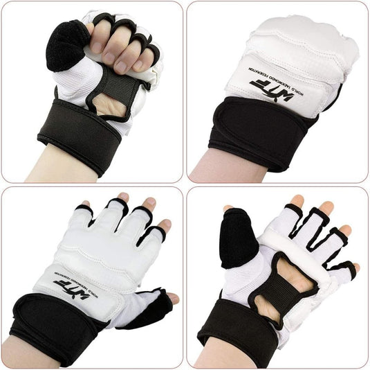 Taekwondo Vechtsporthandschoenen, LangRay bokshandschoenen, punchinghandschoenen, MMA handschoenen voor sparring, martial arts, bokszak, trainingshandschoenen voor volwassenen en kinderen - happygetfit.com