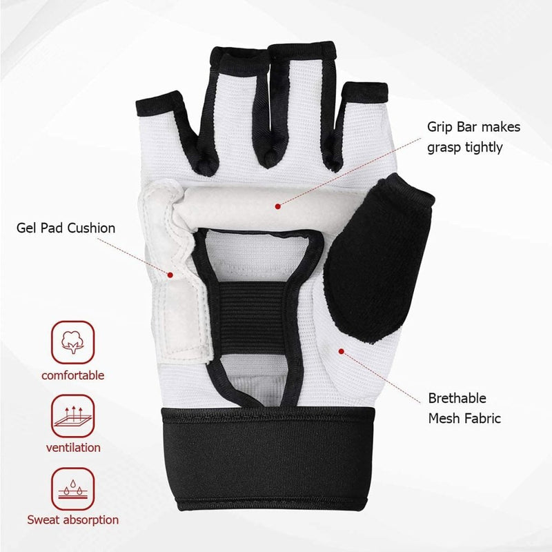 Load image into Gallery viewer, Taekwondo Vechtsporthandschoenen, LangRay bokshandschoenen, punchinghandschoenen, MMA handschoenen voor sparring, martial arts, bokszak, trainingshandschoenen voor volwassenen en kinderen - happygetfit.com
