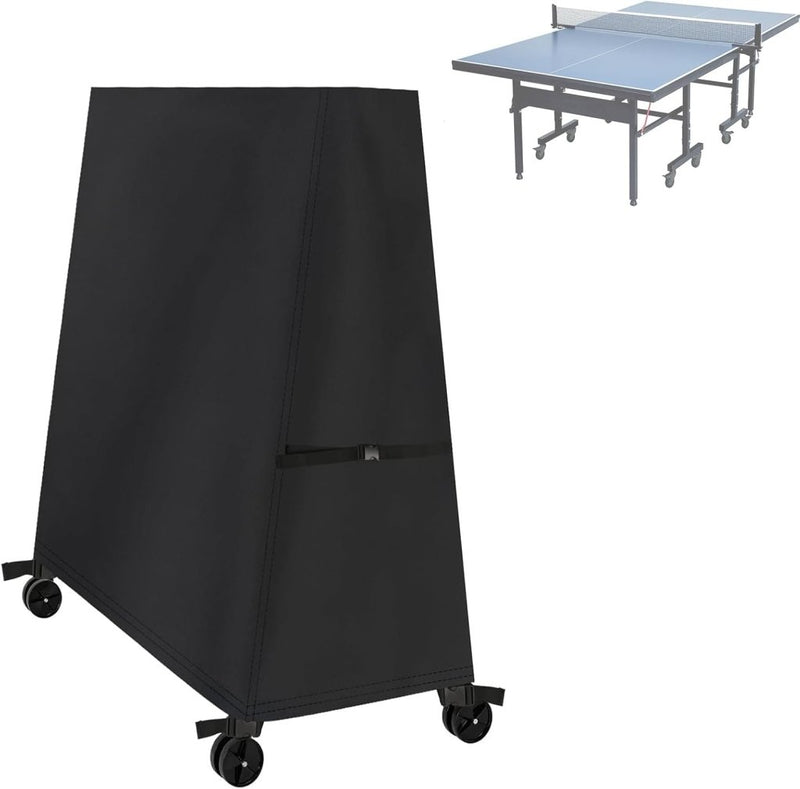 Bild im Galerie-Viewer laden, Tafeltennis beschermhoes 160 x 70 x 165 cm van 420D Oxford met ritssluiting en gespen – pingponghoes – tafelbescherming - happygetfit.com
