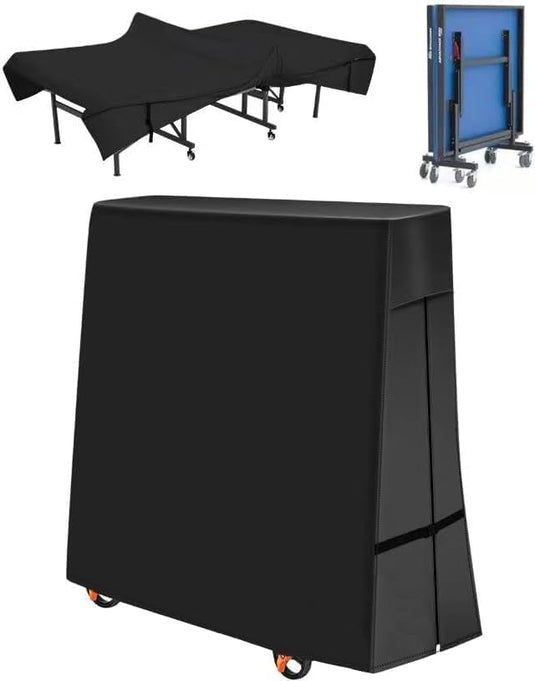 Tafeltennistafel beschermhoes van 600D polyester voor opvouwbare en platte tafels – tafeltennisbescherming – pingpongafdekking - happygetfit.com