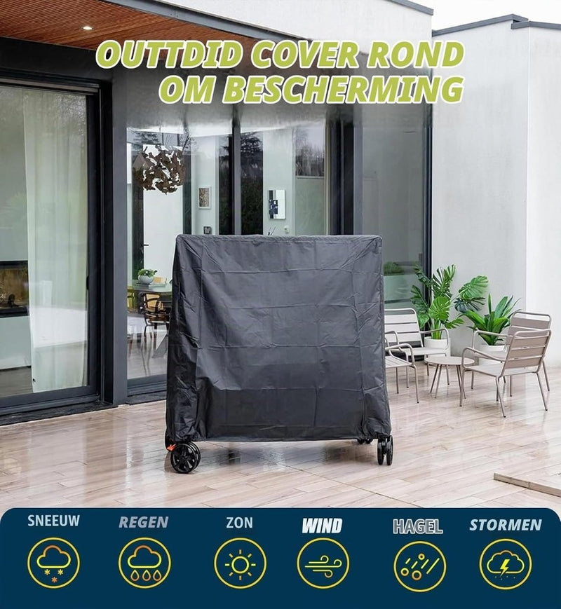 Load image in Gallery Viewer, Tafeltennistafel beschermhoes van 600D polyester voor opvouwbare en platte tafels – tafeltennisbescherming – pingpongafdekking - happygetfit.com
