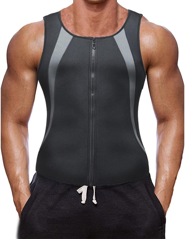 Laad afbeelding in Galerijviewer, Tank Sauna Vest Absorbeert voor Gewichtsverlies Shapewear, Vetverbranding voor Gewichtsverlies Body Shaper, Bodybuilding, Gym Running Sportvest - happygetfit.com
