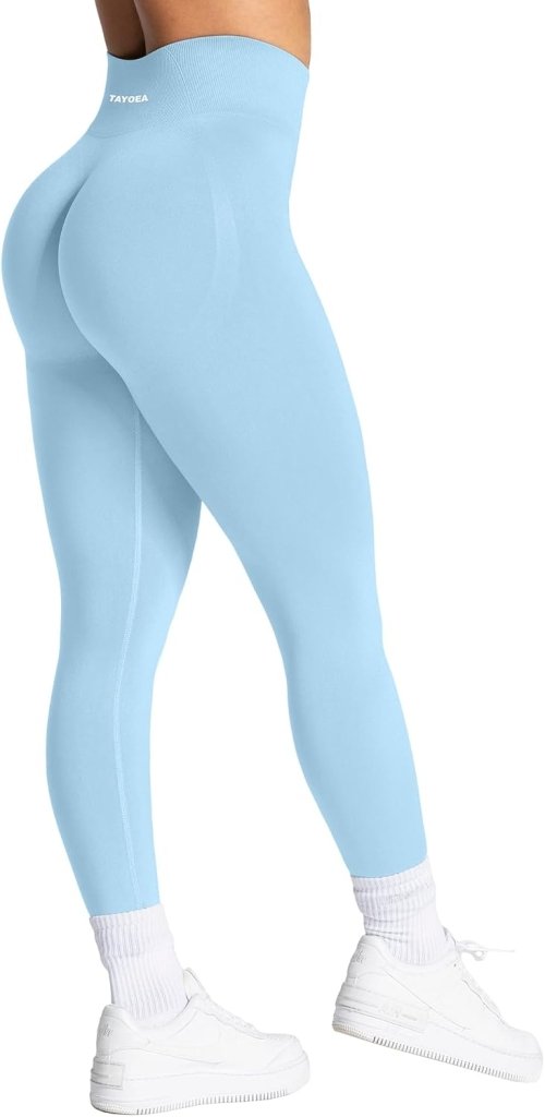 Load image into Gallery viewer, TAYOEA Compressie Sportlegging voor dames Yoga Lange Slim Fit Fitness Gymbroek Ondoorzichtige Scrunch Butt Yogabroek Naadloos Push-up Hoge taille Workout Fitness Jogging - happygetfit.com
