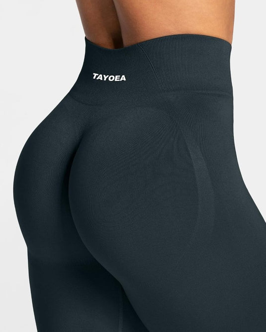 TAYOEA Compressie Sportlegging voor dames Yoga Lange Slim Fit Fitness Gymbroek Ondoorzichtige Scrunch Butt Yogabroek Naadloos Push-up Hoge taille Workout Fitness Jogging - happygetfit.com