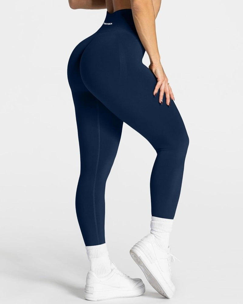 Load image into Gallery viewer, TAYOEA Compressie Sportlegging voor dames Yoga Lange Slim Fit Fitness Gymbroek Ondoorzichtige Scrunch Butt Yogabroek Naadloos Push-up Hoge taille Workout Fitness Jogging - happygetfit.com
