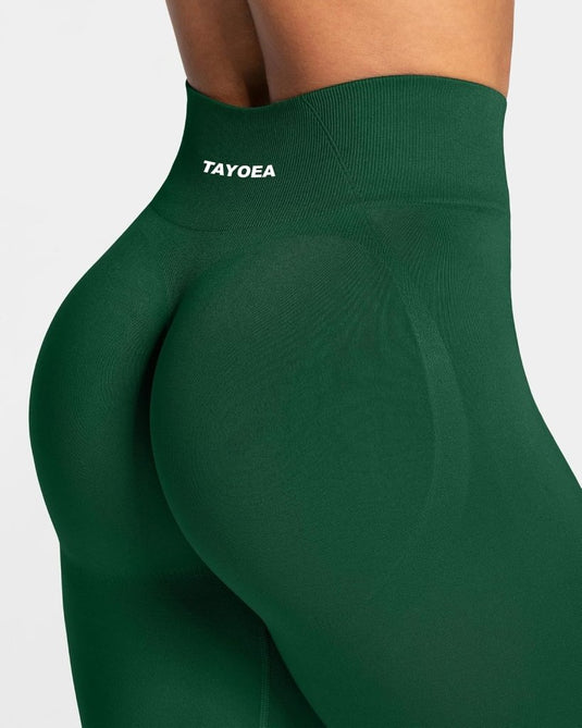 TAYOEA Compressie Sportlegging voor dames Yoga Lange Slim Fit Fitness Gymbroek Ondoorzichtige Scrunch Butt Yogabroek Naadloos Push-up Hoge taille Workout Fitness Jogging - happygetfit.com