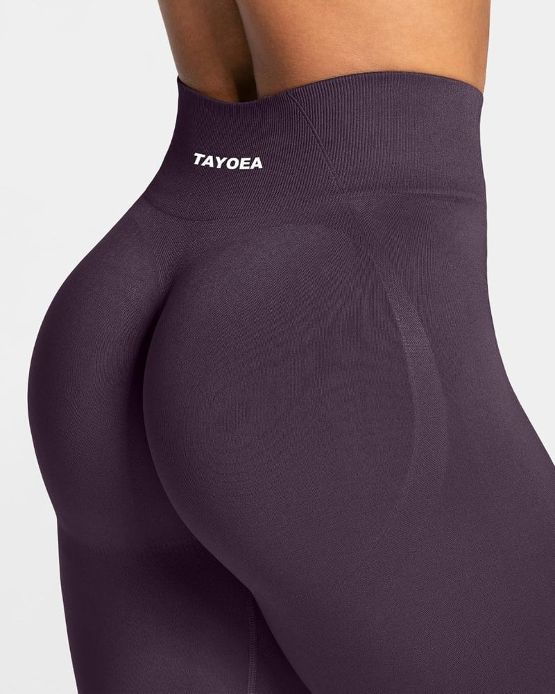 Load image into Gallery viewer, TAYOEA Compressie Sportlegging voor dames Yoga Lange Slim Fit Fitness Gymbroek Ondoorzichtige Scrunch Butt Yogabroek Naadloos Push-up Hoge taille Workout Fitness Jogging - happygetfit.com
