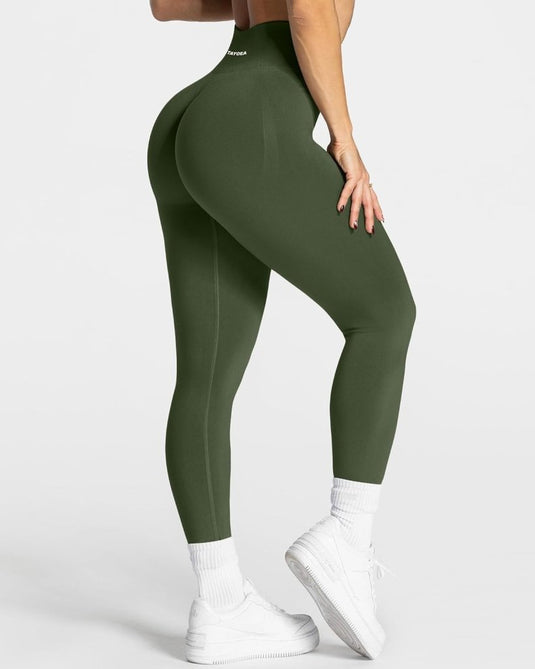 TAYOEA Compressie Sportlegging voor dames Yoga Lange Slim Fit Fitness Gymbroek Ondoorzichtige Scrunch Butt Yogabroek Naadloos Push-up Hoge taille Workout Fitness Jogging - happygetfit.com